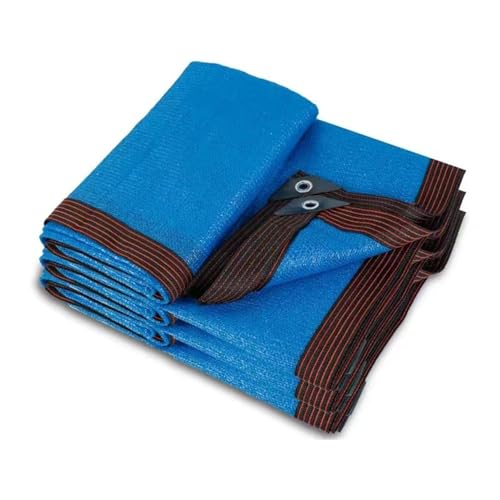 Garten Schattennetz Sonnenschutznetz mit ösen, Schattierungsnetz für Gewächshaus Sonnennetz für Pergola, Hühnerstall, Outdoor, Scheune oder Zwinger(Blue,2x3.0m) von Generic