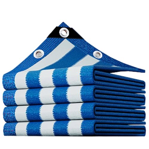 Garten Windschutznetz Sonnenschutznetz Gewächshaus 80% Anti-Aging-Sonnensegel Leichtes und Langlebiges for Zaun Patio Innenhöfe Balkone Zäune Dächer(3.0x16.0 m(9.8'x52.5')) von Generic