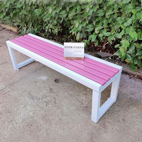 Gartenbank Metall Wetterfest Sitzbank für 2-3 Sitzer, Gartenmöbel bis 400kg belastbar, für Garten, Balkon, Terrasse, Außenbereich 150 * 40 * 45cm+(Color:G) von Generic