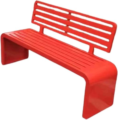 Gartenbank Mit Rückenlehne 2/3/4 Sitzer Holzbank Wetterfeste Bank Starke Belastbarkeit Wetterfeste Terrasse Gartenbank, 002, 120 * 40 * 82CM von Generic