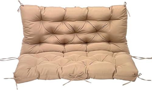 Gartenbankkissen Wasserdicht Terrassen Sitzkissen Outdoor Sofa Rückenlehnenkissen Für 2–3 Sitzbänke Terrasse Garten Und Außenbereich(#4,47 * 40 * 4 in) von Generic