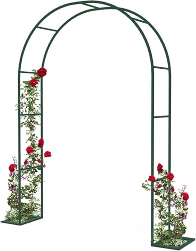Gartenbogen Spalier Zum Klettern S Outdoor Hochbeet Metallstütze Laube Spalier Torbogen Zum Klettern Von Reben, Blumen, Green, 350 * 220cm Gartenbogen Spalier Zum Klettern S Outdoor Hochbeet Metallstütze Laube Spalier Torbogen Zum Klettern Von Reben, Blumen, Green, 350 * 220cm von Generic