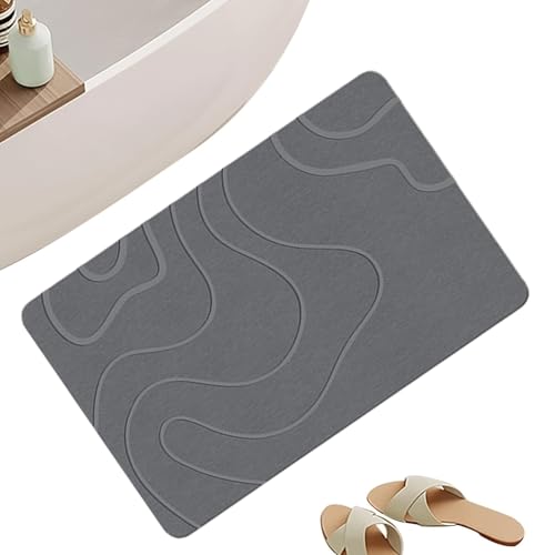 Gartenmatte - Badematte | Badezimmerteppich | Teppiche | Anti-Rutsch-diatomaceous earth Duschmatte | Anti-rutschiger waschbarer Bereich Teppich für Wohnzimmer Esszimmer Hotel WC von Generic