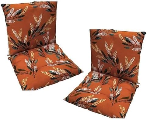 Gartenstuhlkissen 2er-Set Mit Rückenstütze Kissen Mit Hoher Rückenlehne Für Den Innen- Und Außenbereich, Red, 40 x 80 x 7cm Gartenstuhlkissen 2er-Set Mit Rückenstütze Kissen Mit Hoher Rückenlehne Für Den Innen- Und Außenbereich, Red, 40 x 80 x 7cm von Generic