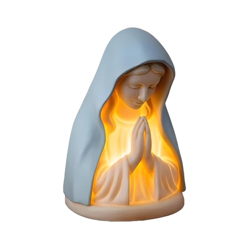Gebets Nachtlicht - Jungfrau Maria Nachttischlampe | Augenfreundliche Schlafzimmer Beleuchtung Mit Beruhigendem Licht Für Wohnbereich Gebets Nachtlicht - Jungfrau Maria Nachttischlampe | Augenfreundliche Schlafzimmer Beleuchtung Mit Beruhigendem Licht Für Wohnbereich von Generic