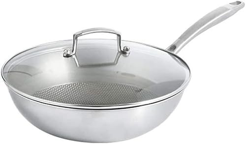 Gebrauchter Reiner Titium Wok, Leicht, Gesund, Sicher, Rostfrei, Korrosionsbeständig, Energiesparend Antihaftbeschichtet, A von Generic