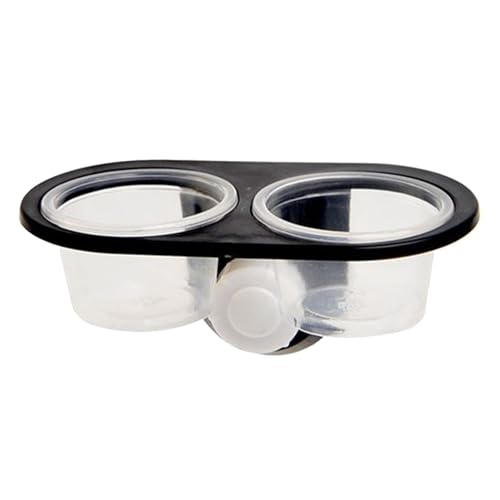 Gecko Futternapf - Gecko Futterbecher | Reptilien Wasser und Futternapf | Saugnapf | Spender mit 4 Bechern Ledge Zubehör Tablett für Vogelspinne Chamäleons Einsiedlerkrebs Schlange Gecko Futternapf - Gecko Futterbecher | Reptilien Wasser und Futternapf | Saugnapf | Spender mit 4 Bechern Ledge Zubehör Tablett für Vogelspinne Chamäleons Einsiedlerkrebs Schlange von Generic