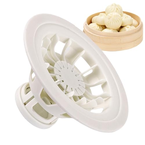 Gedämpfte Brötchenform – Haushalts-Dampfbrötchenbereiter, lebensmittelechtes ABS-Material, leicht zu reinigender -Maker | tragbare Teigtaschenform, 18 x 18 x 9 cm, Küchenhelfer zum Kochen von Generic
