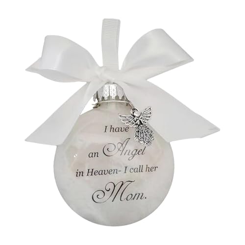 Gedenk-Weihnachtskugel – Weihnachts-Gedenkschmuck | Memorial Weihnachtsschmuck Ehemann | Engel Im Himmel Ornamente | Weißer Weihnachtsbaum-Erinnerungsschmuck, Trauer Zur Erinnerung An Geliebte Mensche von Generic