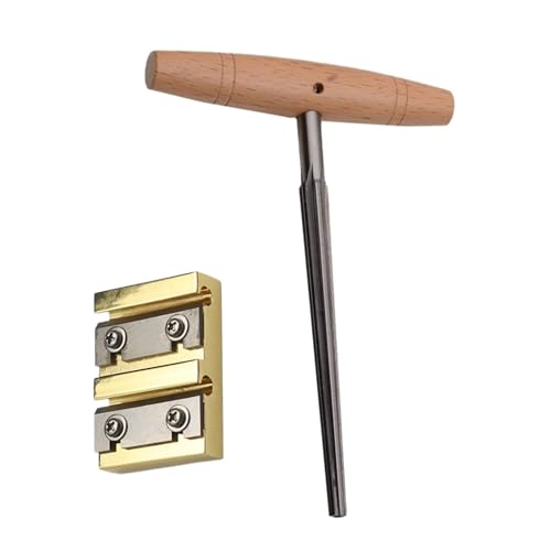 Geigenwirbler - Holzgriff Geigenbauer Werkzeug - 1 26 Reparaturset für Gitarre Bratsche Saiteninstrumente von Generic