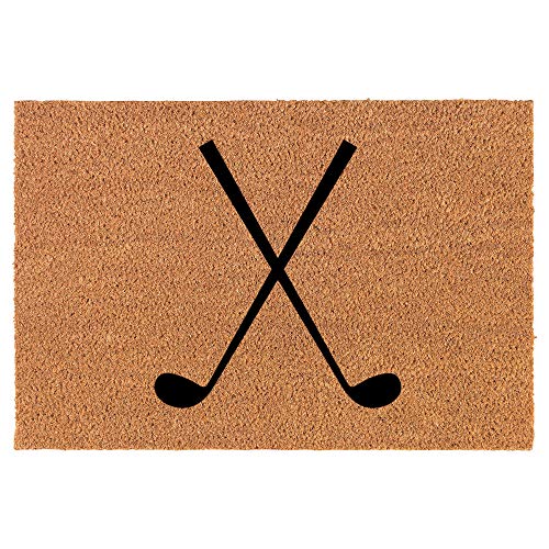 Gekreuzte Golfschläger Läufer Flur Waschbar Türmatte Robust Teppich Für Eingang Flur Küche 40 X 60Cm von Generic