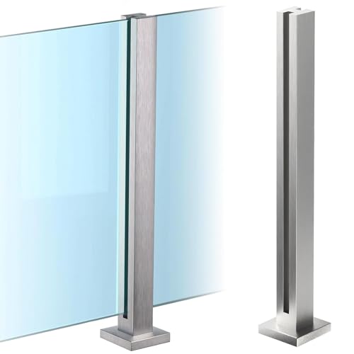 Geländerpfahl aus Glas mit starken Klemmen 10-12 mm, Glasplattenträger für Balkone und Terrassen Poteau Garde Corps, einfache Installation für sichere Geländer. Geländerpfahl aus Glas mit starken Klemmen 10-12 mm, Glasplattenträger für Balkone und Terrassen Poteau Garde Corps, einfache Installation für sichere Geländer. von Generic