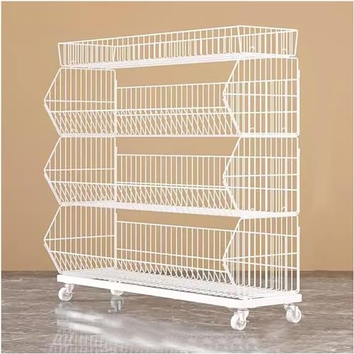 Gemüseregal Kommerzieller Supermarkt-Organizer für Obst- und Gemüseregale, Supermarkt-Gemüseregale, Obst- und Gemüsekorbständer aus Metalldraht für die Küche, Supermarkt-Regal-Präsentationss von Generic