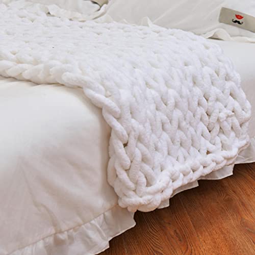 18M Wolle Garn DIY Handstricken Roving Soft Bulky Arm Stricken Dicke Wolle Dickes, Flauschiges Garn, Klobiges Chenille-Garn Zum Häkeln Strickdecke Decke Garn Für Riese Klobig Stricken 250g von Generic