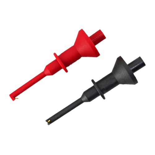 Generic 2er Set Elektronik Test Haken Clip für Multimeter Und Prüfung, 2MM Generic 2er Set Elektronik Test Haken Clip für Multimeter Und Prüfung, 2MM von Generic