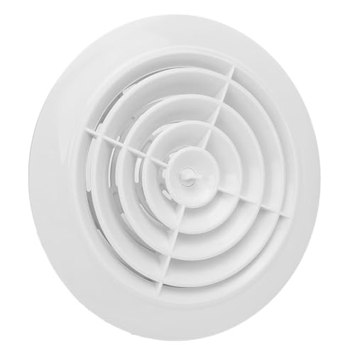 Generic 6 -Zoll -Laibentlüftungsentlüftung, Runde Entlüftungsabdeckung 150 Mm ABS Kühlergrill Luft Auszug Entlüftung für Heimatbad Küchenbüro Deckenwand von Generic