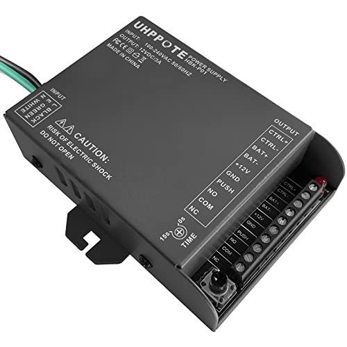 UHPPOTE AC 110-240V bis DC 12V 3A Netzteil für Türzugangskontrolle Weltweit Spannung von UHPPOTE