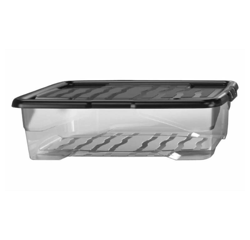 Generic Ablageregal Strata Ablagebox XW201 - transparent/schwarz, 1-tlg. von Generic
