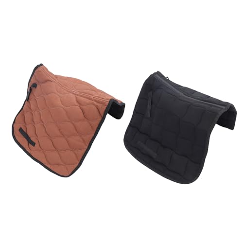Generic Atmungsaktives Schockabsorbierendes Pferdsattelpad für Bequemes Reiten von Baumwollstoff 42.13x25.59in von Generic