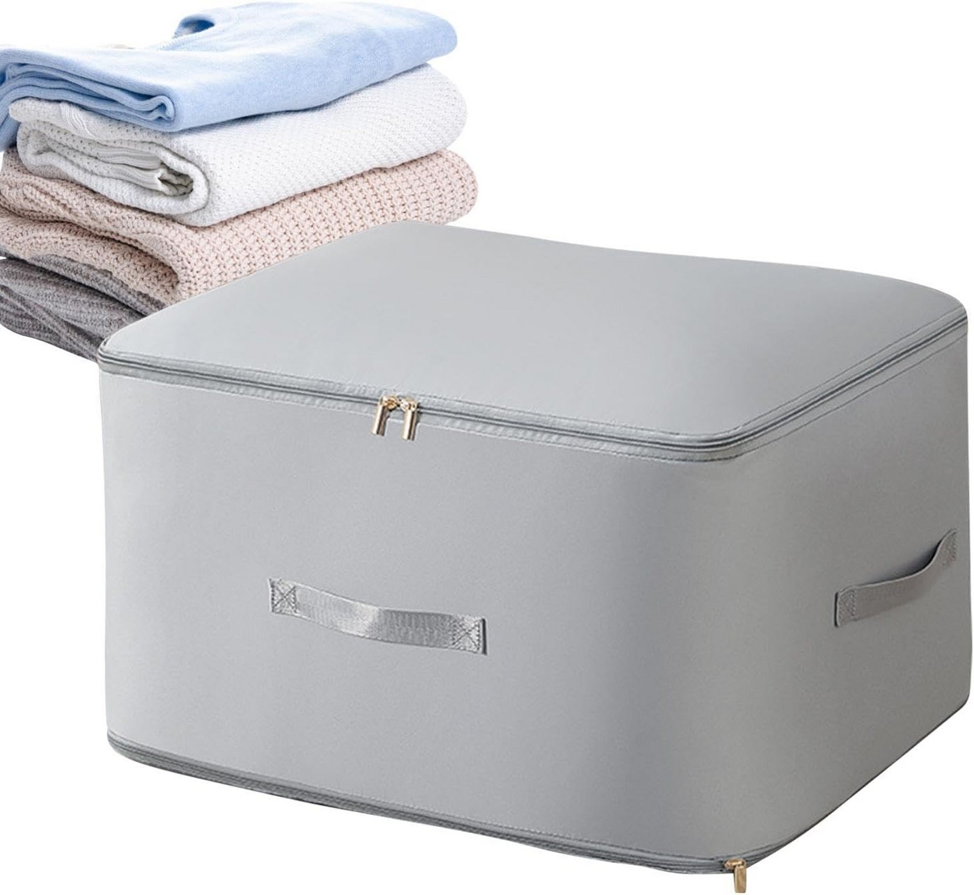 Generic Aufbewahrungsbox Deckentaschen Set Grau – Organizer für Bettdecken & Kleidung (Aufbewahrungs-Organizer Set für Bettwäsche und Textilien, 3er Set Aufbewahrungstaschen für Kleidung und Bettdecken), Faltbar, wasserabweisend, mit verstärkten Tragegriffen Generic Aufbewahrungsbox Deckentaschen Set Grau – Organizer für Bettdecken & Kleidung (Aufbewahrungs-Organizer Set für Bettwäsche und Textilien, 3er Set Aufbewahrungstaschen für Kleidung und Bettdecken), Faltbar, wasserabweisend, mit verstärkten Tragegriffen von Generic