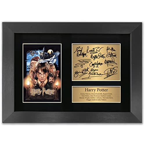 'Generic' BF Harry Potter Autogramm, signiert, A4, gedrucktes Autogramm, Foto-Reproduktion, Bild in schwarzem Rahmen Nr. 17 von 'Generic'