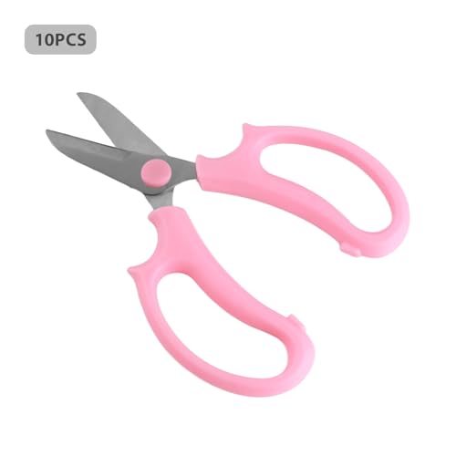 Generic Beschneidung von Scheren für Gartengartengartenblumen -Schnittschere Edelstahl Breite Kopfblumenschere (10PCS) von Generic