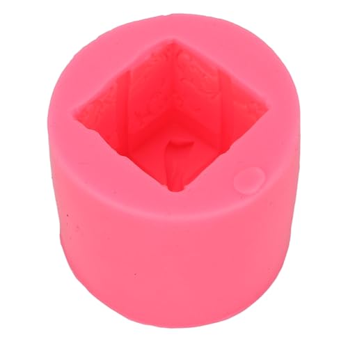 Generic Box Kerze Fondantmuster, Geruchslose Silikonform mit Nicht -Stick -Oberfläche, Geschirrspüler Sicher, für Zuckerpaste, Butter, Ton, Zahnfleischpaste, Wachs Geeignet von Generic