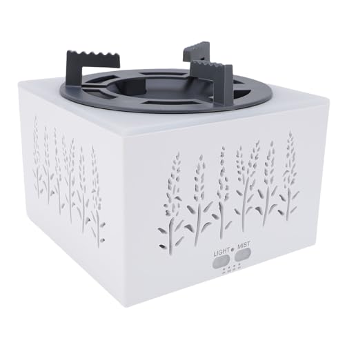 Generic Duftender Ölbefeuchter Multifunktionaler Ruhiger Hochleistungs -Aromatherapie -Nebel Diffusor für Home Office, 400 Ml, Silber (EU-Stecker 100-240V) von Generic