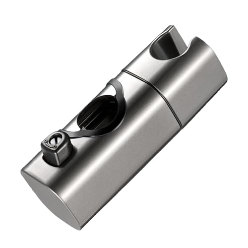 Generic Duschkopfhalter Handbrausehalterung für Schiebestange Einfache Installation Schiebeklemme, Grau Generic Duschkopfhalter Handbrausehalterung für Schiebestange Einfache Installation Schiebeklemme, Grau von HuadaXtai