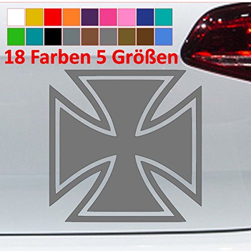 Eisernes Kreuz Aufkleber Orden Golf GTI Auto Sticker JDM VW 18 Farben 5 Größen von Generic