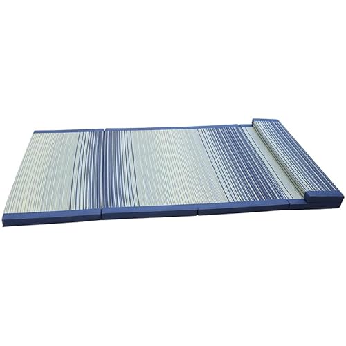 Generic Faltbare Tatami-Matte, japanische Futon-Matratze, traditionelles japanisches Bettrasen, lässt sich leicht zusammenklappen, für Meditation, Raum, Yoga, Zen-Raum (75 x 200 x 4,5 cm) von Generic