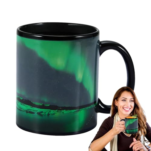 Generic Farbverändernde Keramik-Kaffeetasse, Cooler Kaffee-Tee-Magie-Farbwechsel und Nordlicht-Design für, Mädchen, Männer und Frauen - 350 ml Generic Farbverändernde Keramik-Kaffeetasse, Cooler Kaffee-Tee-Magie-Farbwechsel und Nordlicht-Design für, Mädchen, Männer und Frauen - 350 ml von Generic