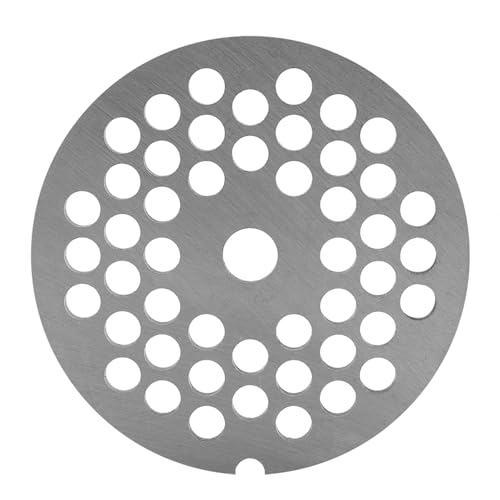 Generic Fleischschleife Klinge, Fleischschleifer Blätter Fleischschleifer Teller Scheibe Teile Klingen Mahlblatt Ersatzzubehör für Lebensmittelhacker und Fleischschleife Maschinerie (Kleines rundes von Generic