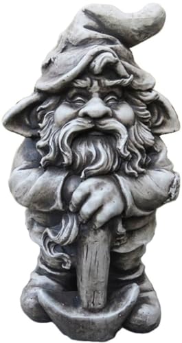 Generic Gartenfigur Zwerg Torin Stein-Optik, 301716 von Generic