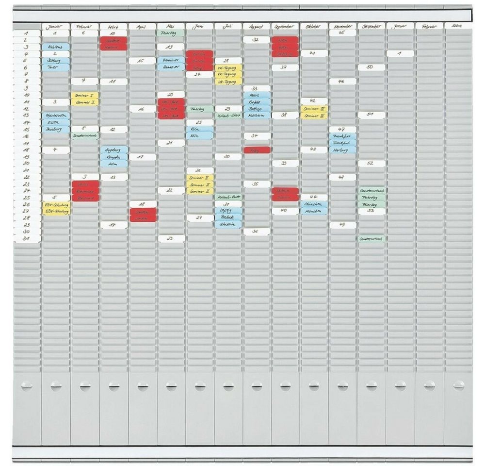 Generic Hängevitrine FRANKEN Stecktafel 100,8 x 100,8 cm 16 Spalten (1-St) von Generic