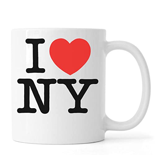 I Love NY I Love New York Keramik Tee Kaffeebecher Weiß von Generic