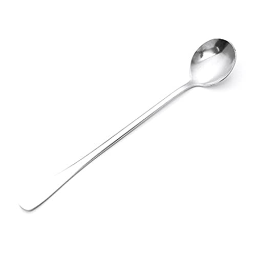 Generic Kaffeelöffel, Cocktaillöffel 3pcs Multi Funktional Edelstahl Elegante Cocktailtrührer mit Poliertem Frühstück, Nachmittagstee, Kaffee Trinken (runder Kopf) von Generic
