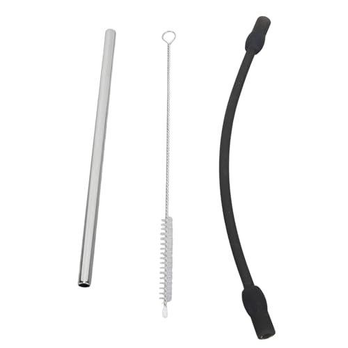 Generic Kaffeemaschine Ersatzrohr, Kaffeemaschine Ersatzrohr Edelstahl Silicon Milk Schlauch Reinigung Pinsel Kaffeezubehör Kaffeemaschinezubehör Rohr von Generic
