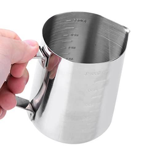 Generic Kerzengießkrug, Edelstahl -Wachs -Schmelzkrug Doppelkessel Wachs Schmelztopf Edelstahl Kerze Making Pitcher Kerze Making Gossen Griff Konstruiert (550 ml Wachsbecher) von Generic