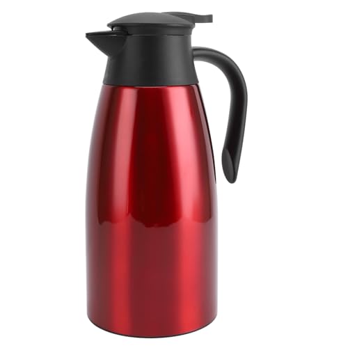 Generic Kessel aus Isoliertem Wasser, Anti -Klingel -Staubsaugerstaubsauger Thermalkocher Kaltisolierung 304 Edelstahl für Amt (WINE RED) von Generic