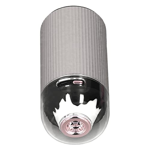 Generic Kleiner Nachtlichtbefeuchter, 2 in 1 Mini USB -Autobefeuchter, Tragbares Nebelsprühgerät mit Nachtlicht, Hält die Haut für das Büro Hydratisiert, 5V (Grau) von Generic