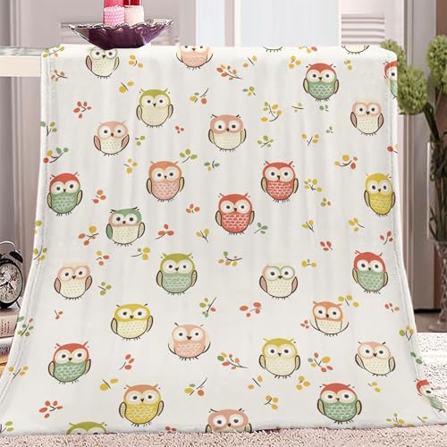 Generic Kuscheldecke 100 x 150 cm Flanell Wolldecke Eule Druck Flauschig Warm Weichen Bett Decken Bunt Generic Kuscheldecke 100 x 150 cm Flanell Wolldecke Eule Druck Flauschig Warm Weichen Bett Decken Bunt von Generic
