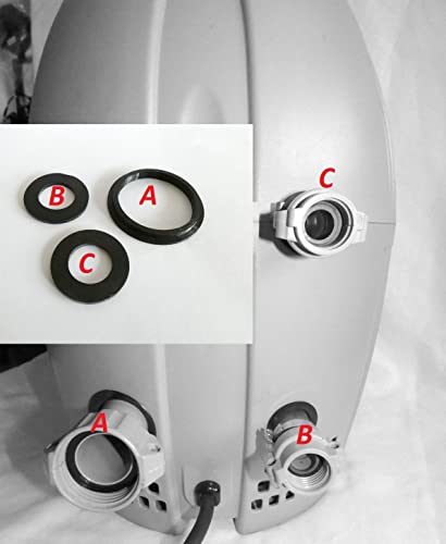 Generic Lay Z Spa Seal Set A + B/C Kupplungsdichtungen für Airjet Modelle von Generic