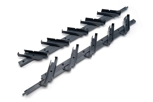 Lamellenpergola Bausatz aus verstärktem Kunststoff – Verstellbares Sonnenschutz-System für Terrasse & Garten – DIY Jalousien & Sichtschutz – Wetterfestes Hardware-Set zur Selbstmontage von Generic