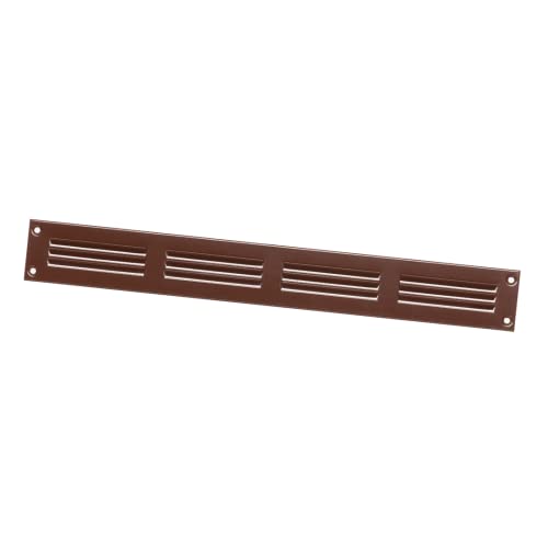 Generic Lüftungsgitter Metall Braun 400x50mm 16x2 Generic Lüftungsgitter Metall Braun 400x50mm 16x2 von Generic