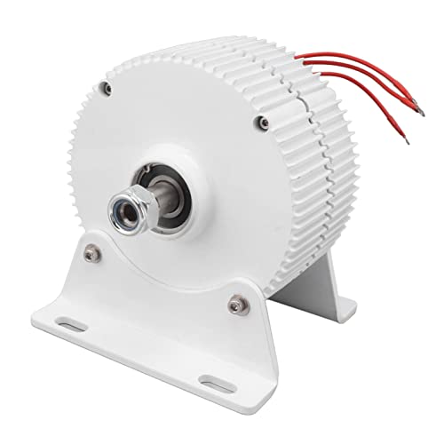 Generic Magnet Elektrische Lichtmaschine, Stabiler Permanentmagnetwindgenerator 750 U/Min Neodym Iron Bor Weckenwiderstand Start -up Niedriger Widerstand Torsion für Garten (400W 48V) von Generic
