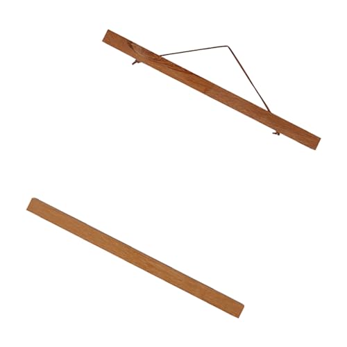 Generic Magnetischer Posterbügel Moderne Hängende Bilderrahmen Sägemehl Fotorahmen Holz Fotorahmen für Wändekarte Leinwand Kunstwerke (30cm) von Generic