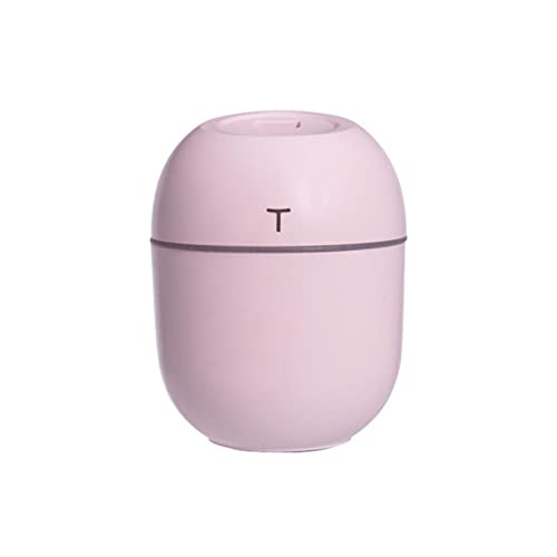Generic Mini, Feiner Nebel, Ruhiges Laufen, Großkapazitätsfeuchter für das Heimbüro -Auto mit Vollen (Osterei A-Pink USB) von Generic