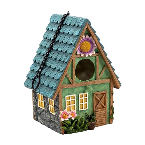 Generic Nistkasten für Vögel zum Aufhängen, Vogelhaus für Meisen, Rotkehlchen, Spatzen, Deko für Balkon und Garten, Wetterfest, 15 x13x 21 cm von P Prettyia