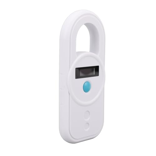 Generic PET -Tag -Scanner, Animal Tag Reader Genaue Erkennung Wiederaufladbare USB Schnittstelle Einfach zu Verwenden 128 Information Store für Landwirtschaftliches Management (WHITE) von Generic